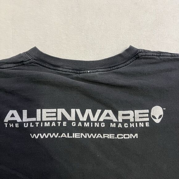 VTG Y2K Alienware Alien Computers The Ultimate Gaming Machine Tee Size XL Faded - Picture 10 of 10
